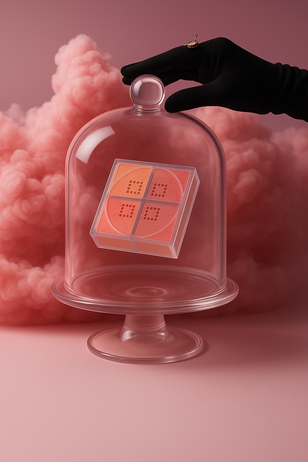 Рассыпчатые четырехцветные румяна для лица PRISM BLUSH тон 02