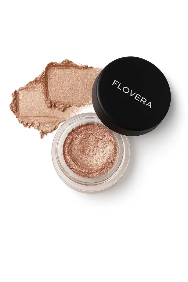 Кремовые тени для век FLOVERA FINGER BLEND тон Champagne Gold