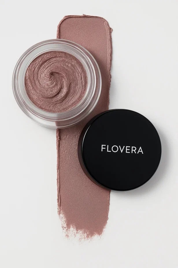Кремовые тени для век FLOVERA FINGER BLEND тон Pink Quartz
